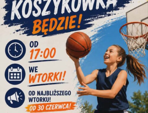 Informujemy, że zajęcia sekcji koszykowej w naszej Hali w okresie wakacyjnym będą odbywały się we wtorki o godz. 17.00.